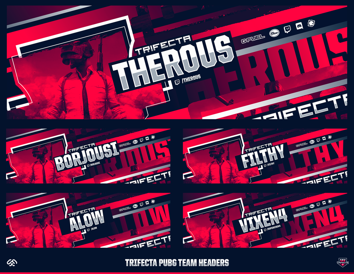 Headers for <a href="/TrifectaGG/">Obey Hq</a> PUBG team !
Retweets &amp; Likes are appreciated !
HD : imgur.com/a/QOso1TK