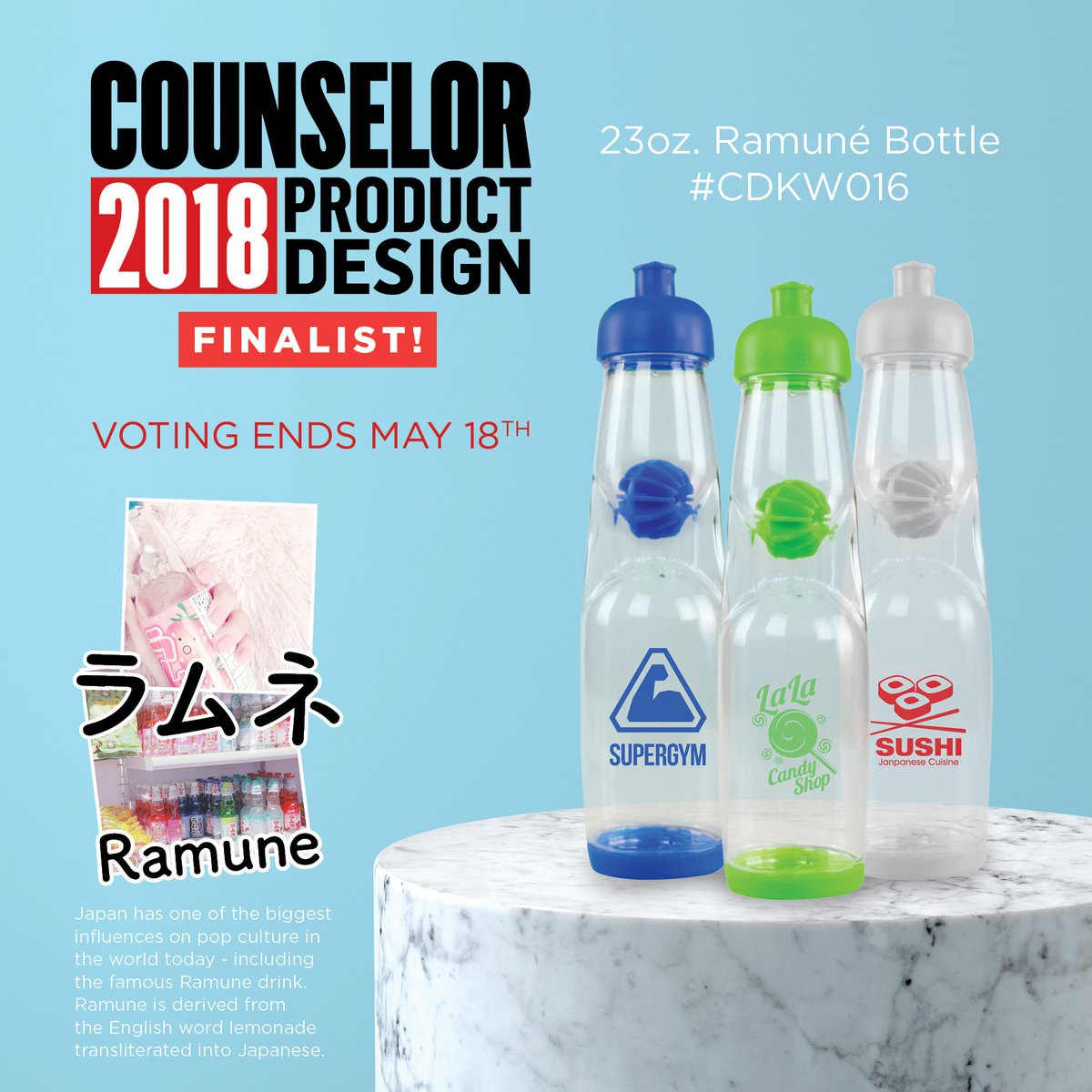 crownproducts's tweet photo. We have been named a Finalist for the 2018 Counselor Award for Best New Product Design! Voting Ends May 18th!  

https://t.co/Pflno5NsQ1 https://t.co/lCs3JusGej