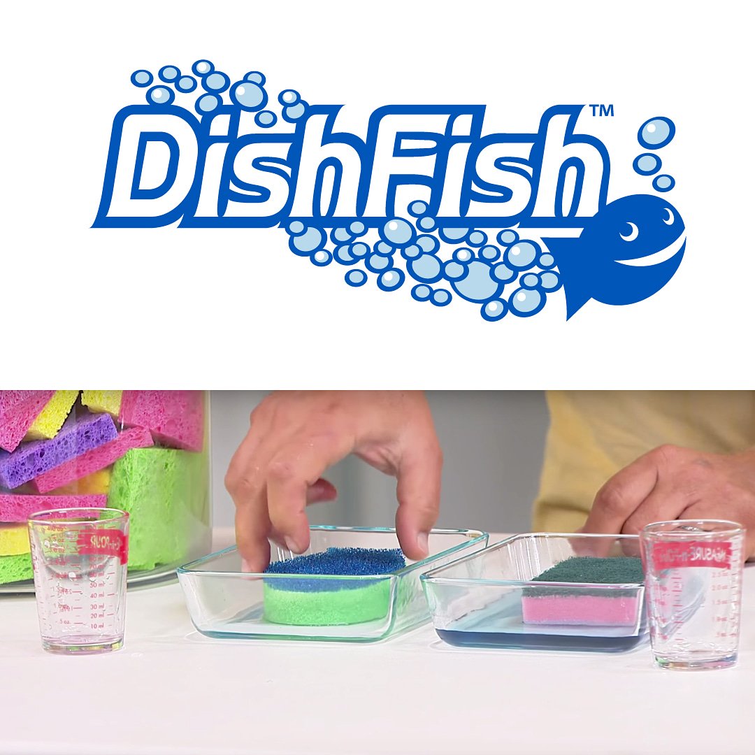 thedishfish's tweet photo. Can something as simple as a #kitchen sponge change to way you feel about doing the dishes 🤔 Y.E.S

Provides super absorbency with “single-swipe” cleaning 👉6X more absorbent than the leading cellulose product.

Try it once ❤ Love it forever. 

#SmallBusinessWeek https://t.co/vsWXcrTHUO