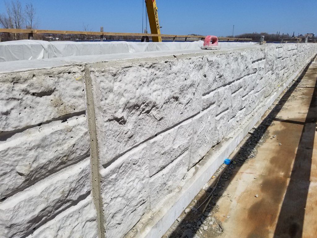 local692jatc's tweet photo. #OPCMIA #Local692 #cementmasons Area 165 working on Wolf Lake bike trail overpass https://t.co/zKyudY1dL6