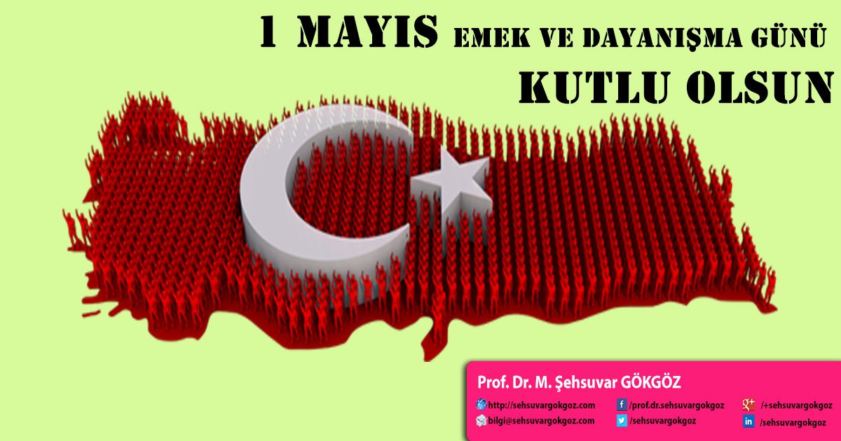 1 Mayıs Emek ve Dayanışma Günü kutlu olsun. #1Mayıs #Emek #Dayanışma #işçibayramı #sehsuvargokgoz