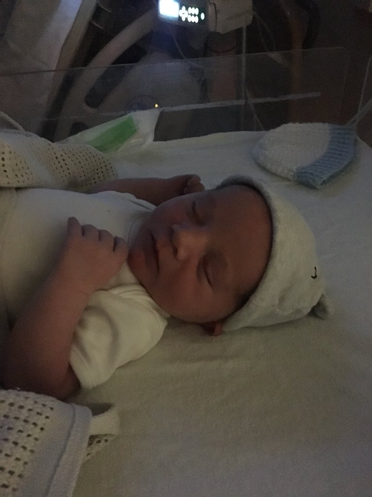 ChrisRogersBBC's tweet photo. @chrisrogersBBC and @KayWhiteUK  are overjoyed to announce the birth of Noah James Rogers at 01:46 BST weighing 8.8lbs Thanks to all the amazing midwives and staff at @NHSHarlow especially Laura, Lucy and Gene - this is the little man who has changed my life #baby https://t.co/kEUpNOT33k