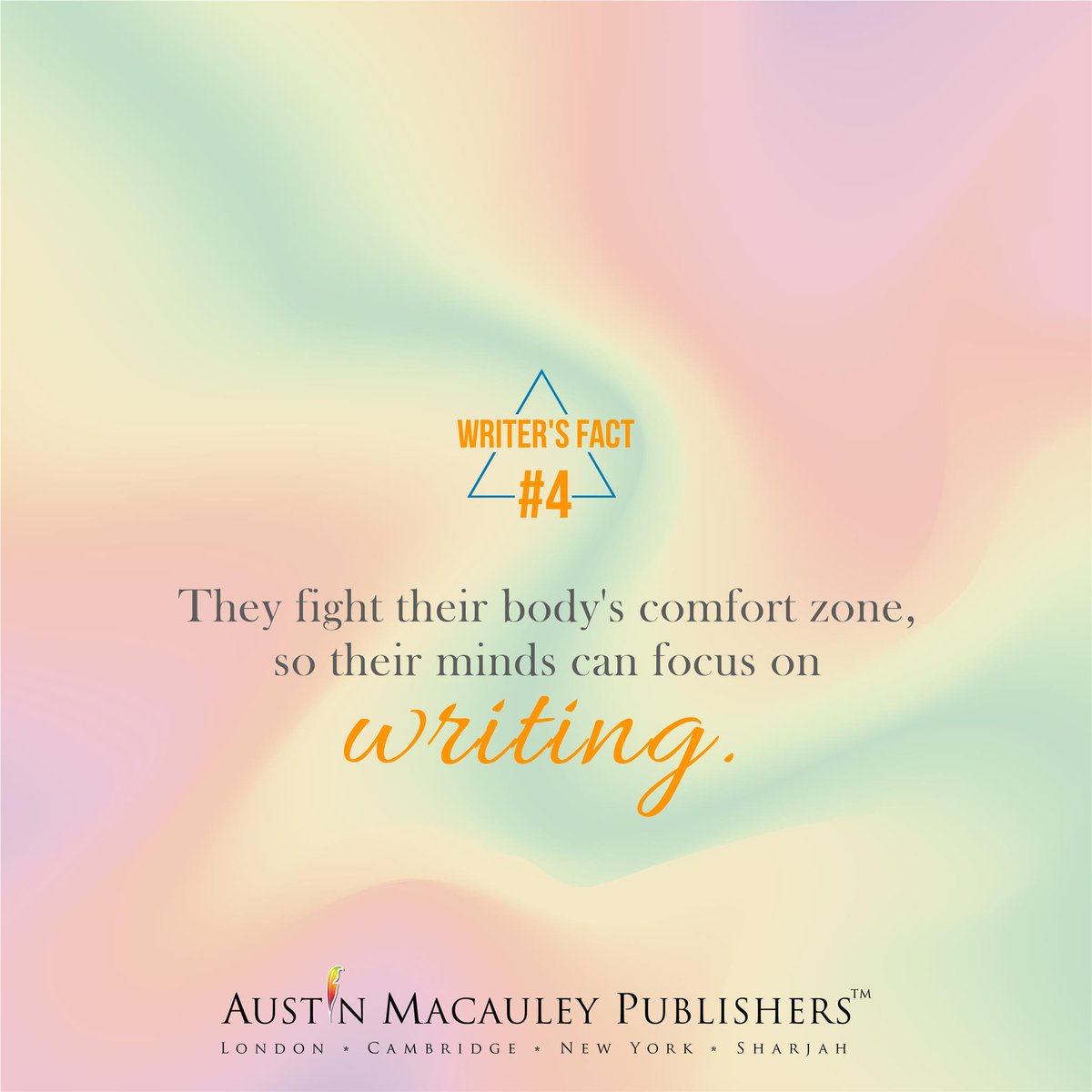 AustinMacauley's tweet photo. Step Out Of Your Comfort Zone And Become A Better Writer!
#AustinMacauley #WritersFact #AuthorFact https://t.co/hJr3CrqDFq