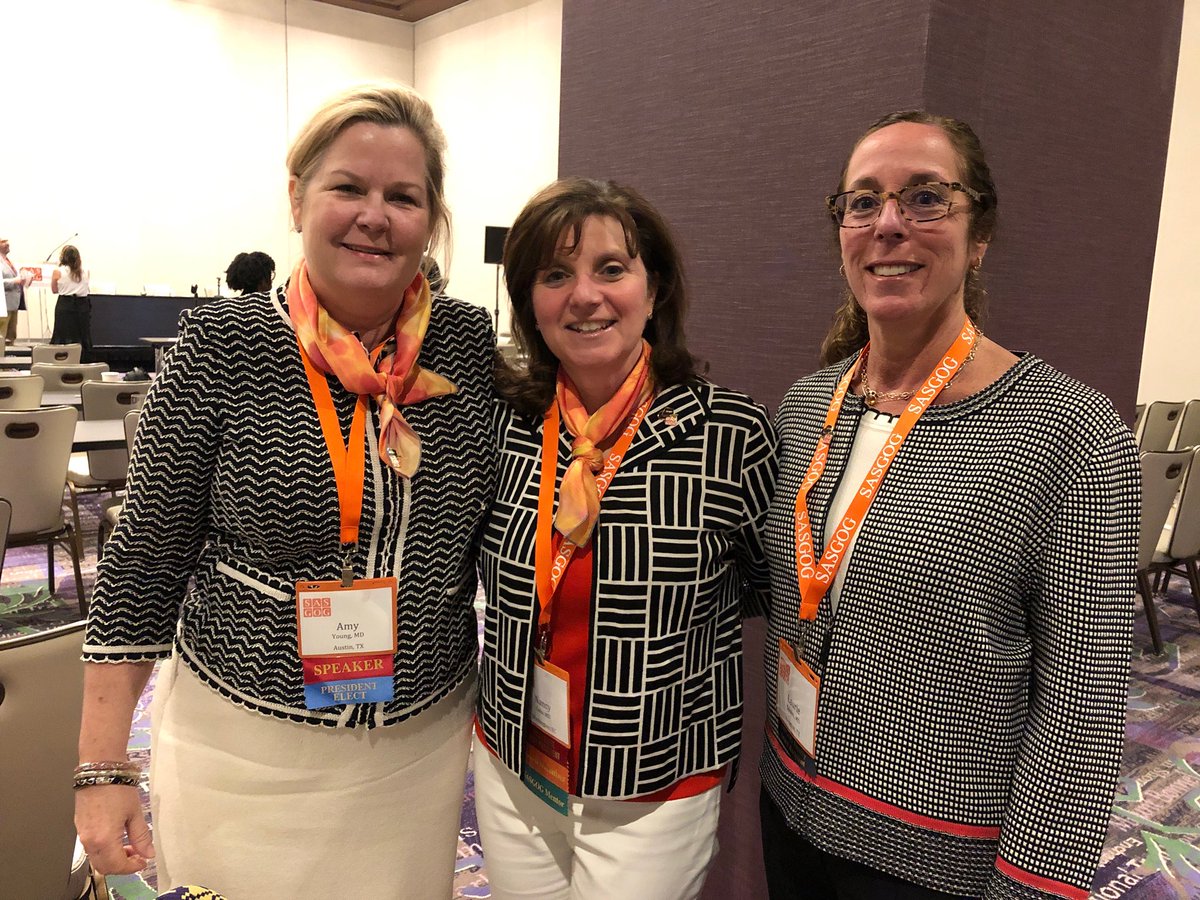 Luikart's tweet photo. Three @SASGOG amigas #SASGOG2018 #ACOG_AM #acog2018 #obgynspecialists https://t.co/xMstIkDvnI