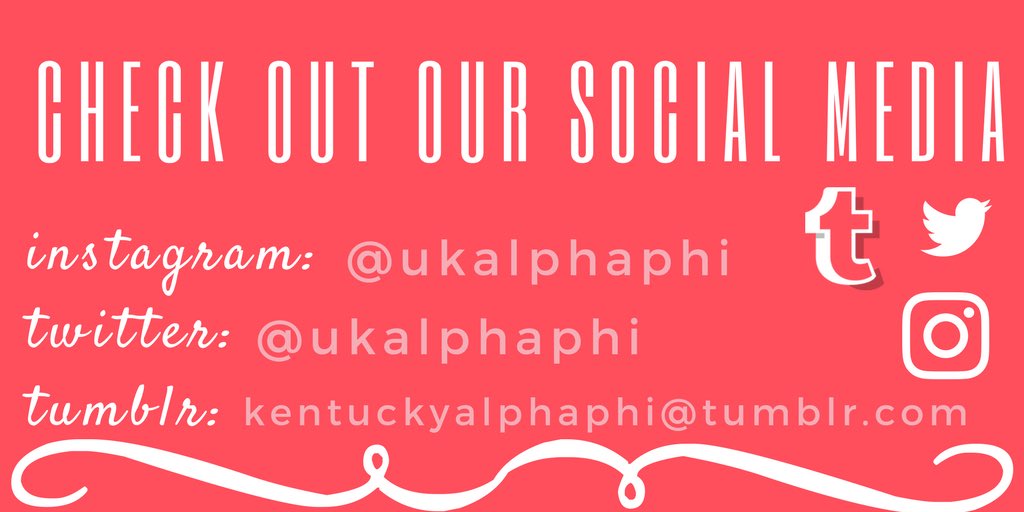 &amp; check out our social media to see what makes our sisterhood so special 💖