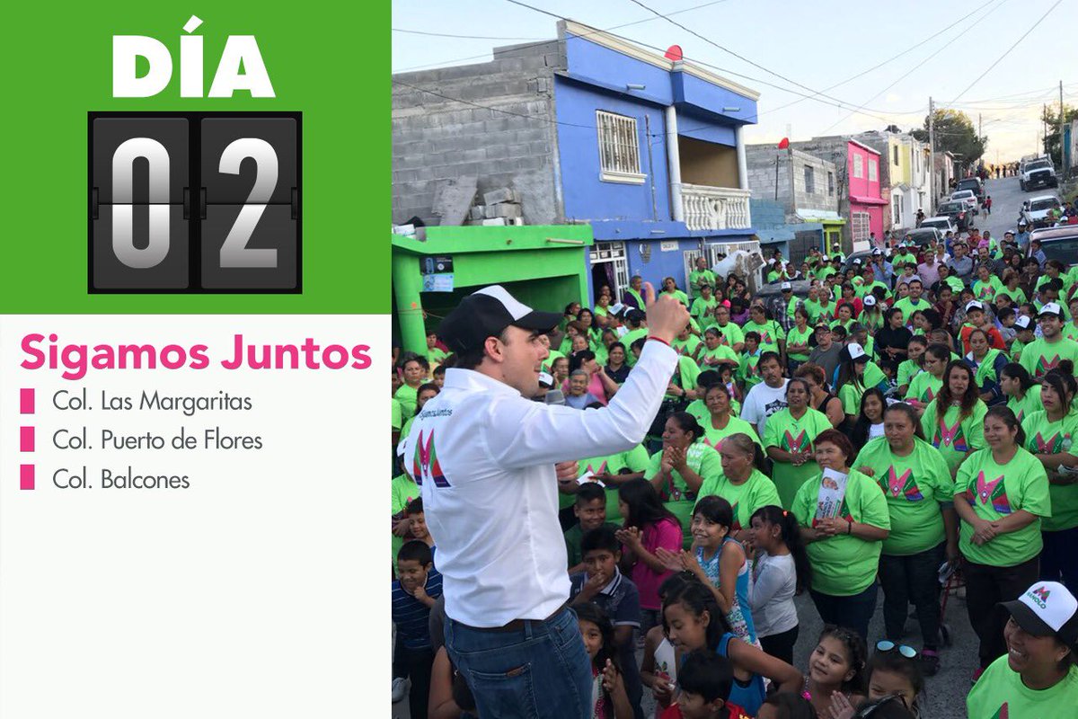 manolojim's tweet photo. Día 2. ¡Si Dios y la Gente con nosotros... Quien contra nosotros! Seguimos en esta causa junto a miles de saltillenses construyendo un gran proyecto por Saltillo. ¡Llevemos a nuestro municipio al siguiente nivel! #SigamosJuntos https://t.co/9Vk8Lb5Rw2