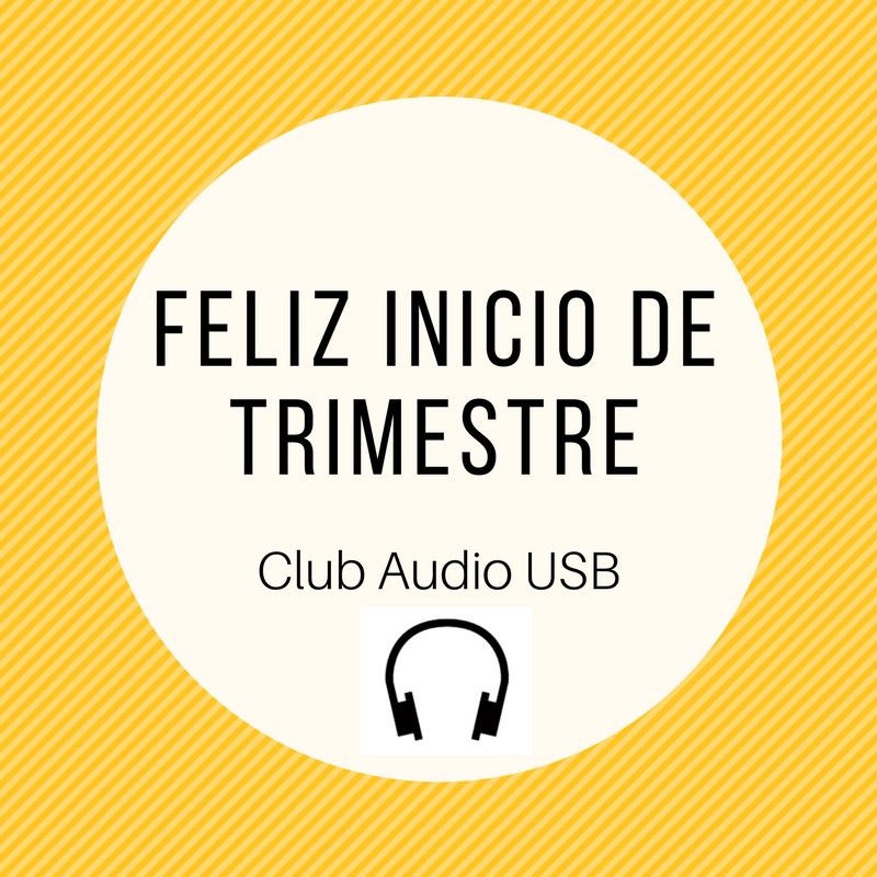 clubaudio_usb's tweet image. ¿Qué tal comenzó tu trimestre? Recuerda: nuevo trimestre, nuevas metas, nuevas oportunidades ¡Anímate! ¡FELIZ INICIO DE TRIMESTRE! 🎉📚

Atento a nuestras redes sociales, ¡este trimestre te traeremos excelentes actividades! ¡NO TE LAS PIERDAS! 🎧👍😎 #USBve