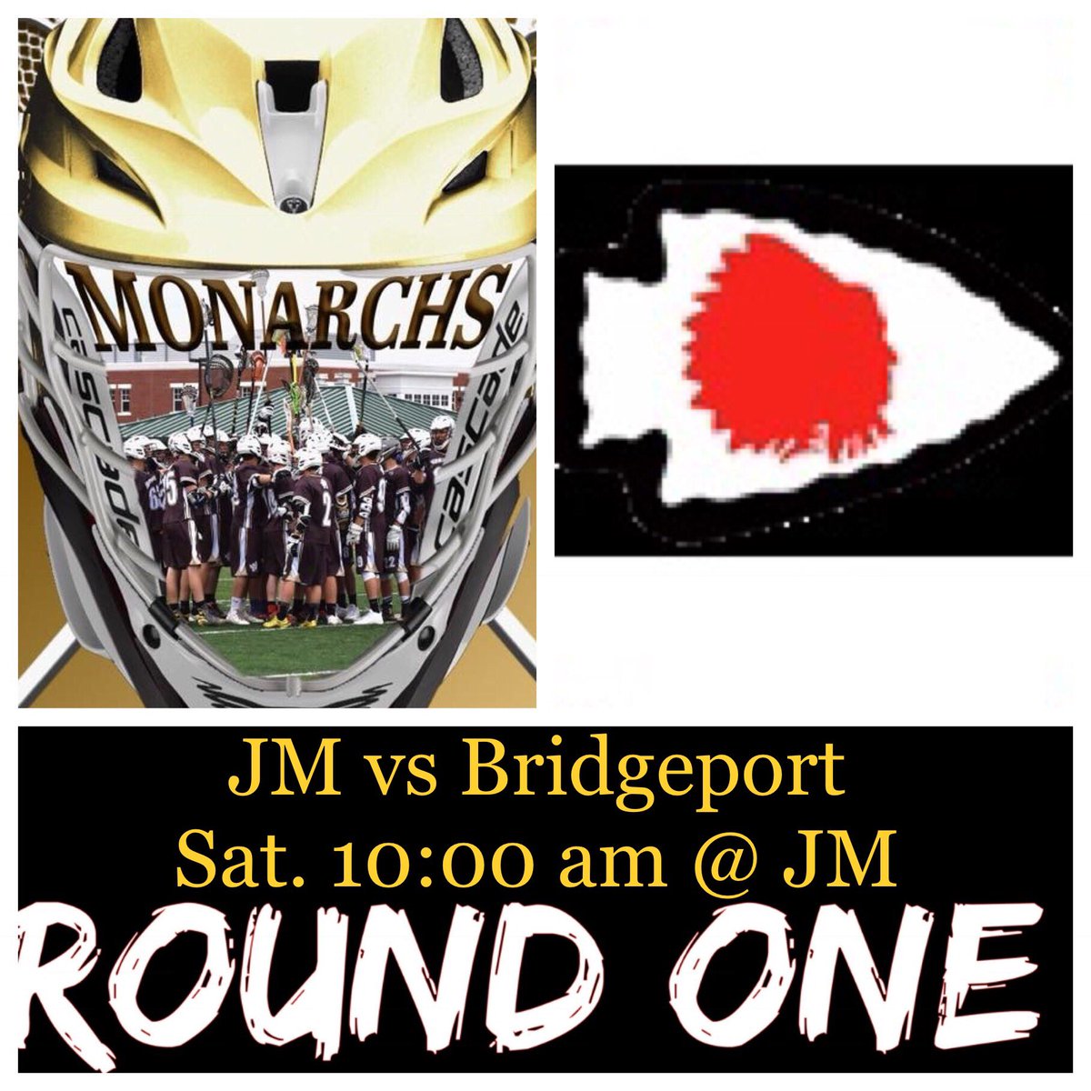 JMHS_LACROSSE's tweet photo. Let’s fill the stands Monarch fans and cheer on the Boys LAX in the first round of playoffs Saturday, May 5, 10:00am @ the LAX field behind JM!  $5 a person at the gate!  @JMHSMonarchs https://t.co/1avahnuoOD
