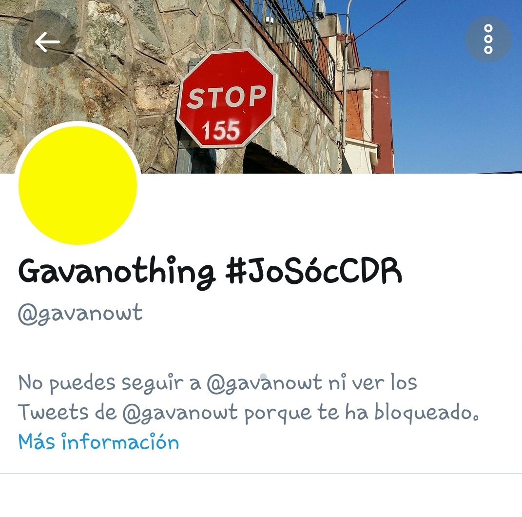 Ni he parlat amb ell / ella i ja m'ha bloquejat
Quina pena