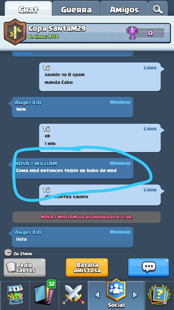 Ah bueno
@Clashheadforce_ 
Tras que uno de sus jugadores llega tarde llega a tratar mal a el arbitro

Mal acto @Clashheadforce_ 
Rt para difundir