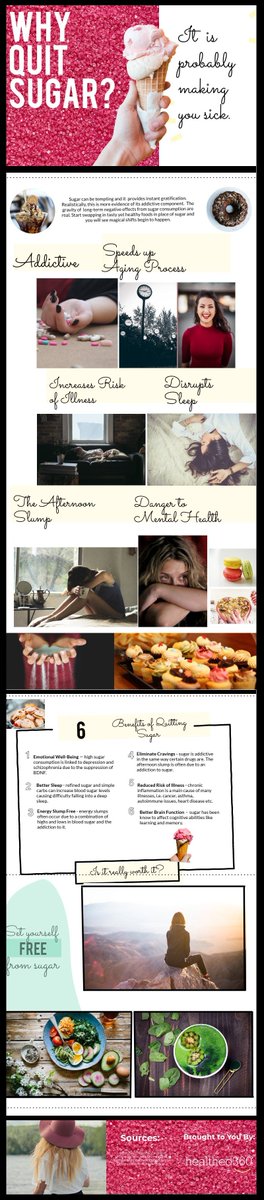 healtheo360's tweet image. Quitting sugar is a goal that can seem out of reach. It is understandable if you are not quite ready to give it up yet, but it is worth a try. This is because the #negativeeffects of #sugarconsumption are not minor ones, they are major. buff.ly/2pReOnq #h360RealStories