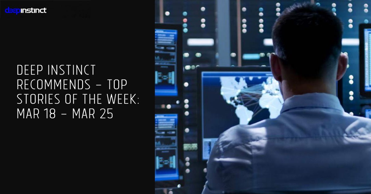 DeepInstinctSec's tweet photo. Don't miss this week's top #Cybersecurity stories, featured in our #DeepBlog, about #TelRat, #SamSam #AVCrypt, and #OceanLotus.
@bleepingcomputer @securityaffairs and @darkreading
https://t.co/hn9YG80iQR https://t.co/17AzyCnRU9