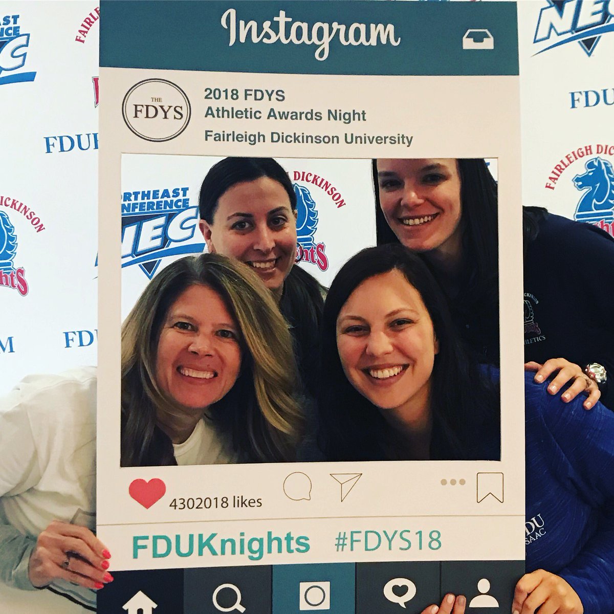 FDUKnightsSAAC's tweet photo. Sneak peak of tonight’s inaugural FDYS!!! #fdys2018 @FDUKnights https://t.co/Lgdfj0r9uc