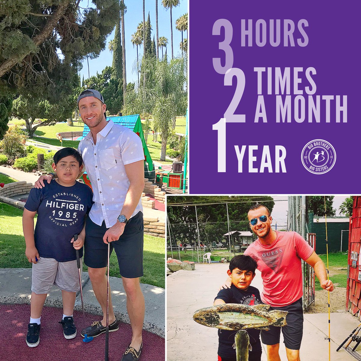 BBBSOC's tweet photo. It's not about having time, it's about making time. Be a mentor in 3-2-1 ... 3 hours, 2 times a month for at least 1 year. 
https://t.co/r4P8qAXyBQ https://t.co/d5z3WiD0jN