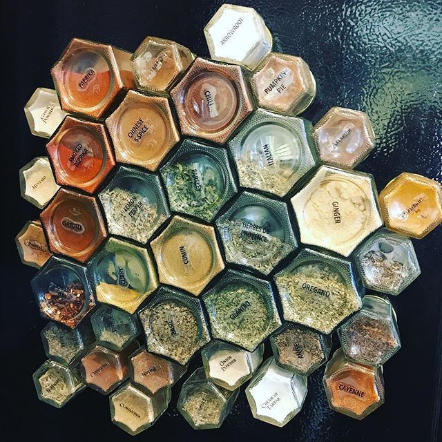 LarisaExplains's tweet photo. How do you organize your spices?  My life changed when my husband made these magnetized spice jars.  No more spice avalanche every time I opened the cabinet!
.
.
.
#larisaexplainsitall #organizedkitchen #spices #kitchendecor #spicespicebaby #diykitchen #… https://t.co/tg0vKbY3Oy https://t.co/VFbwa8uqgE