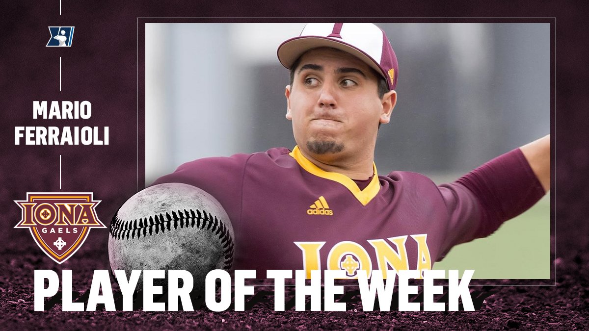 NCAABaseball's tweet photo. It's certainly the "Year of the Pitcher..."

⚾️ Mario Ferraioli
Player of the Week ➡️ https://t.co/AEZCP4VA1C https://t.co/11U8dpCt0k