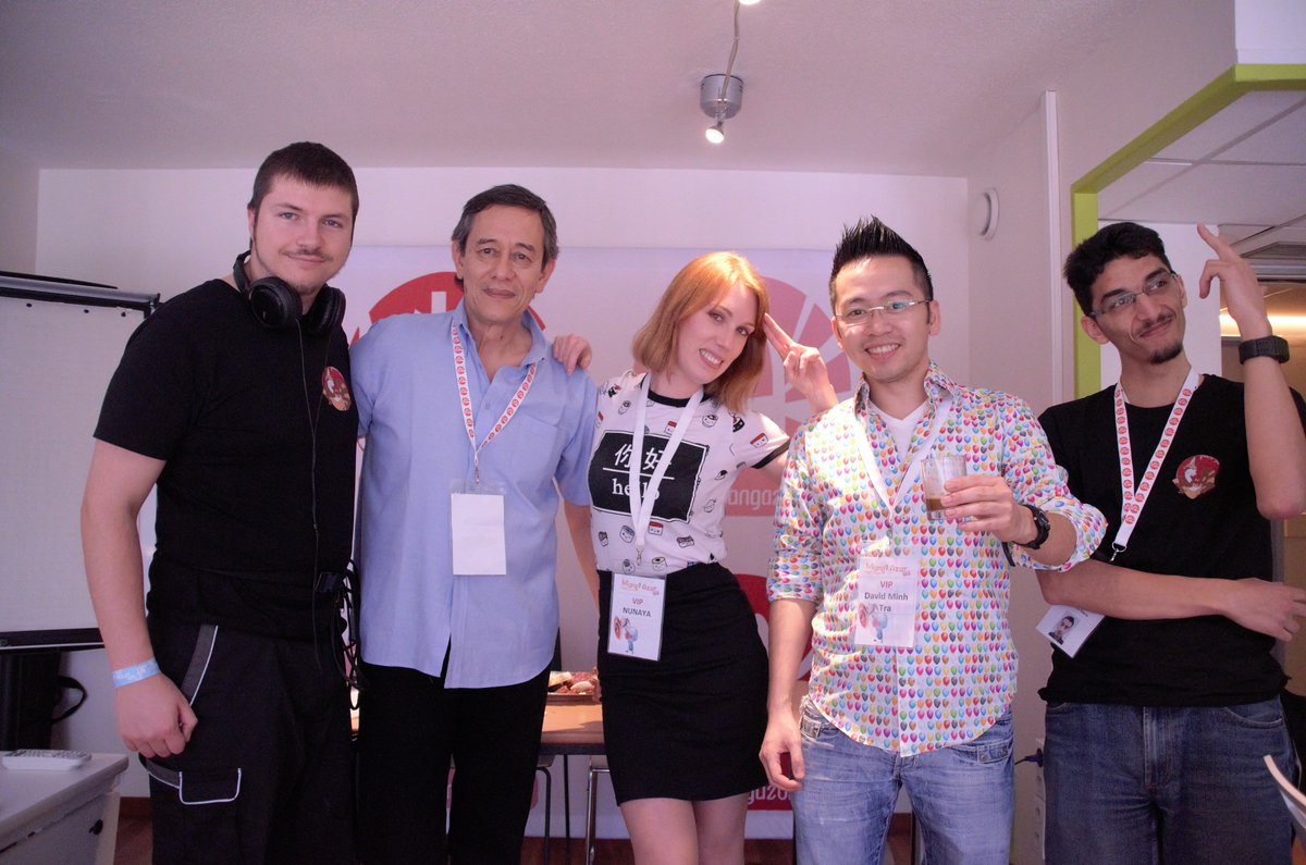 kanukipon's tweet photo. Super moment &amp; plein de belles rencontres lors de cette Mang'Azur 2018 ! Merci d'ailleurs à David-Minh TRA (Reporter), Nunaya World et Claude Yoshizawa, pour nous avoir consacré un peu temps ! Et sachez que du nouveau contenu sera prochainement disponible ! https://t.co/JJgYFVUQW5