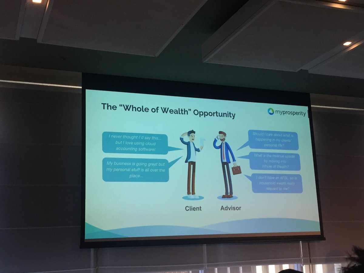 DyeanMoodley's tweet photo. The @myprosperity breakfast with @Macquarie is underway @Chris_Ridd sharing cloud technology is an enabler. Lovely to see industry change leaders @growthwise https://t.co/XczqD97SAX