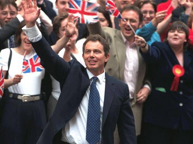 #OTD 1997. Labour Landslide. On a swing of 8.8%, Labour win 418 seats giving Blair a majority of 179. In their worst election defeat since 1906 the Tories retain just 165 MPs, with their smallest share of the vote since 1832. Blair becomes the youngest PM of the century.