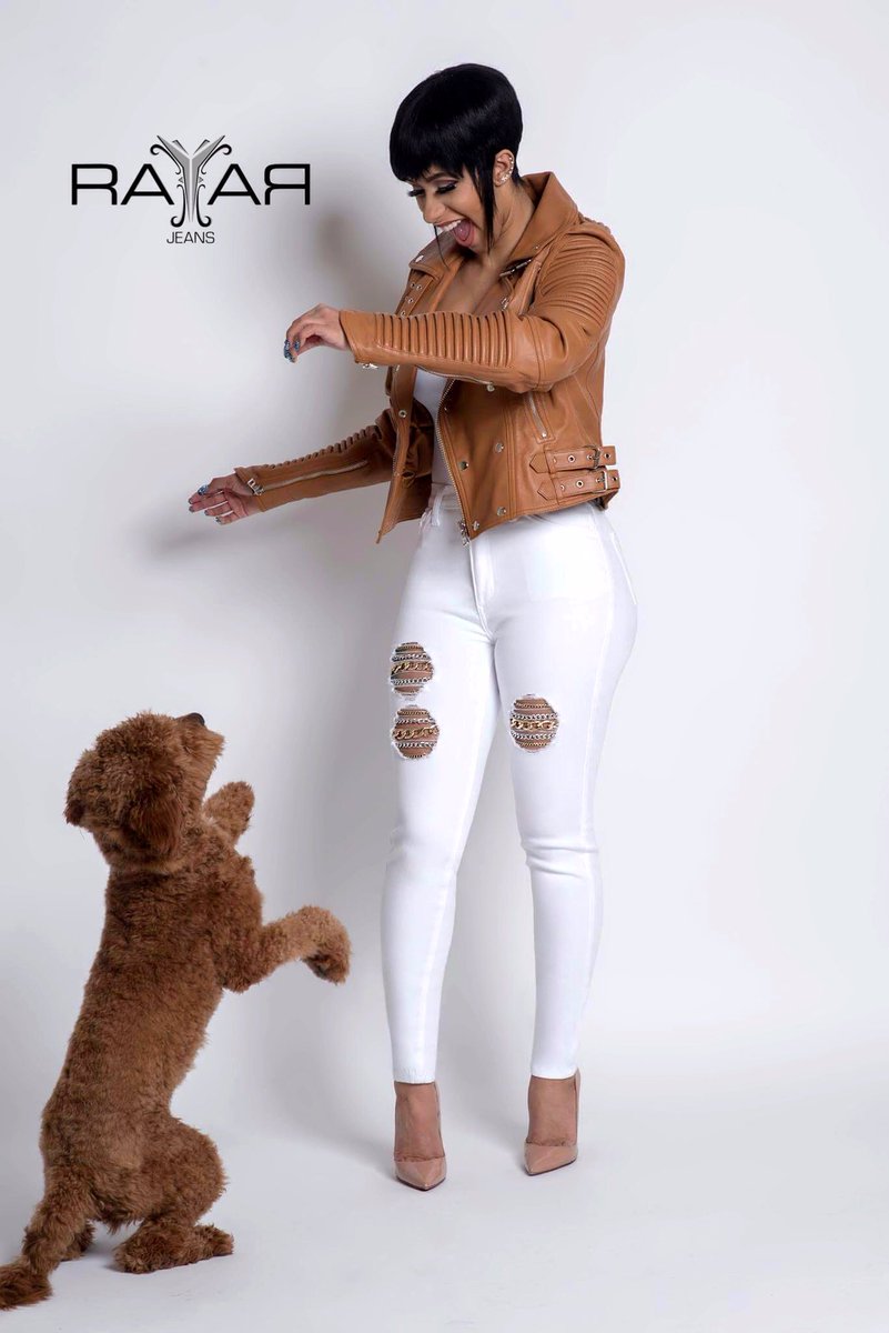 thefashionbomb's tweet image. Get @iamcardib #jeans by @RayarJeans today only at RayarJeans.com #cardib