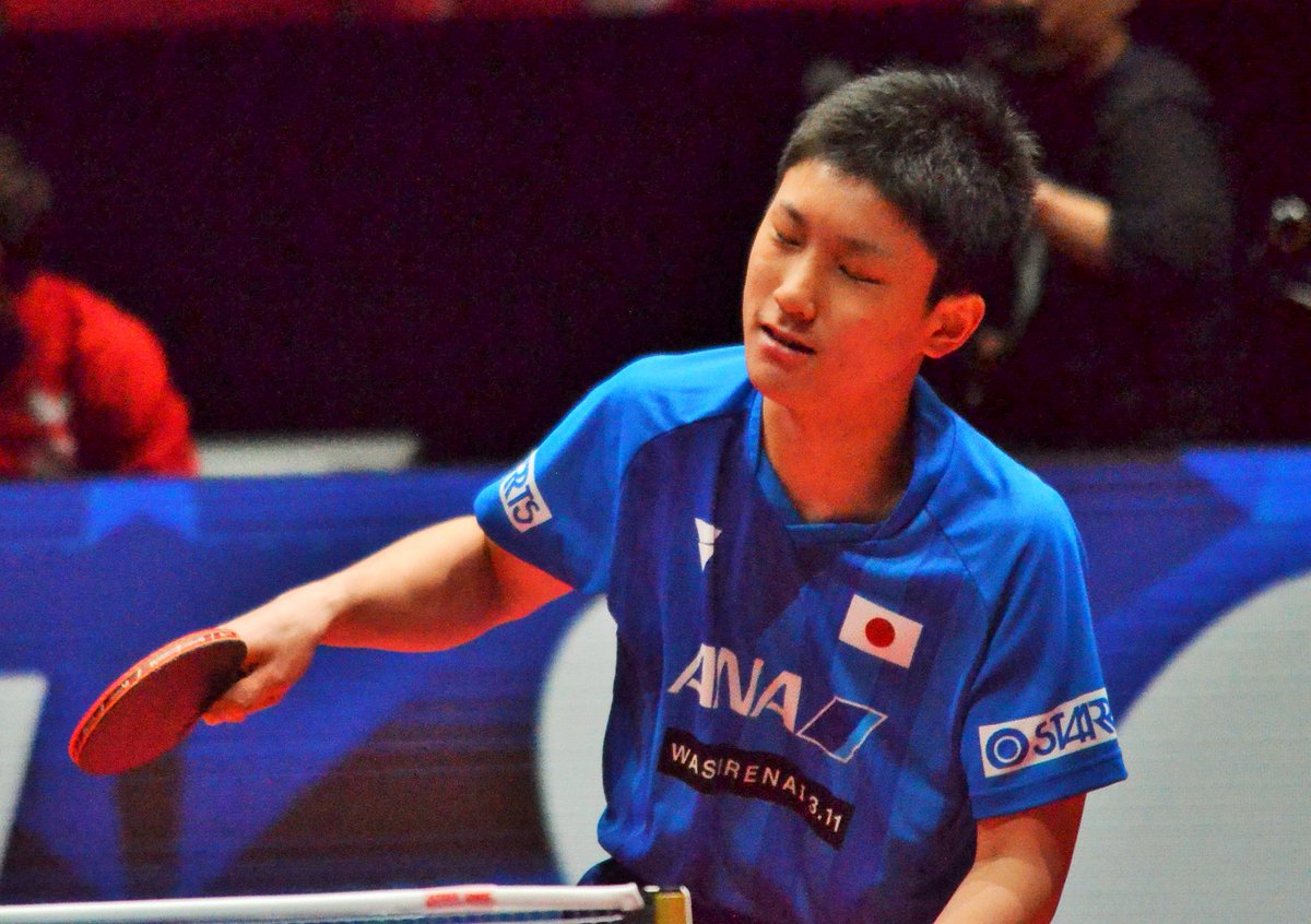 Maex_1980's tweet photo. #卓球 世界団体選手権の男子１次リーグ。日本はイングランドに１-3で敗れ、通算２勝１敗になりました。１、４番手で出場した水谷隼選手は「点数を付けるとしたら、４０点くらい。ほとんど良いところがなかった。メンタルの弱さが出た。これからは、１試合も負けられない。向かっていくしかない」 https://t.co/jI6RWlG0Ps