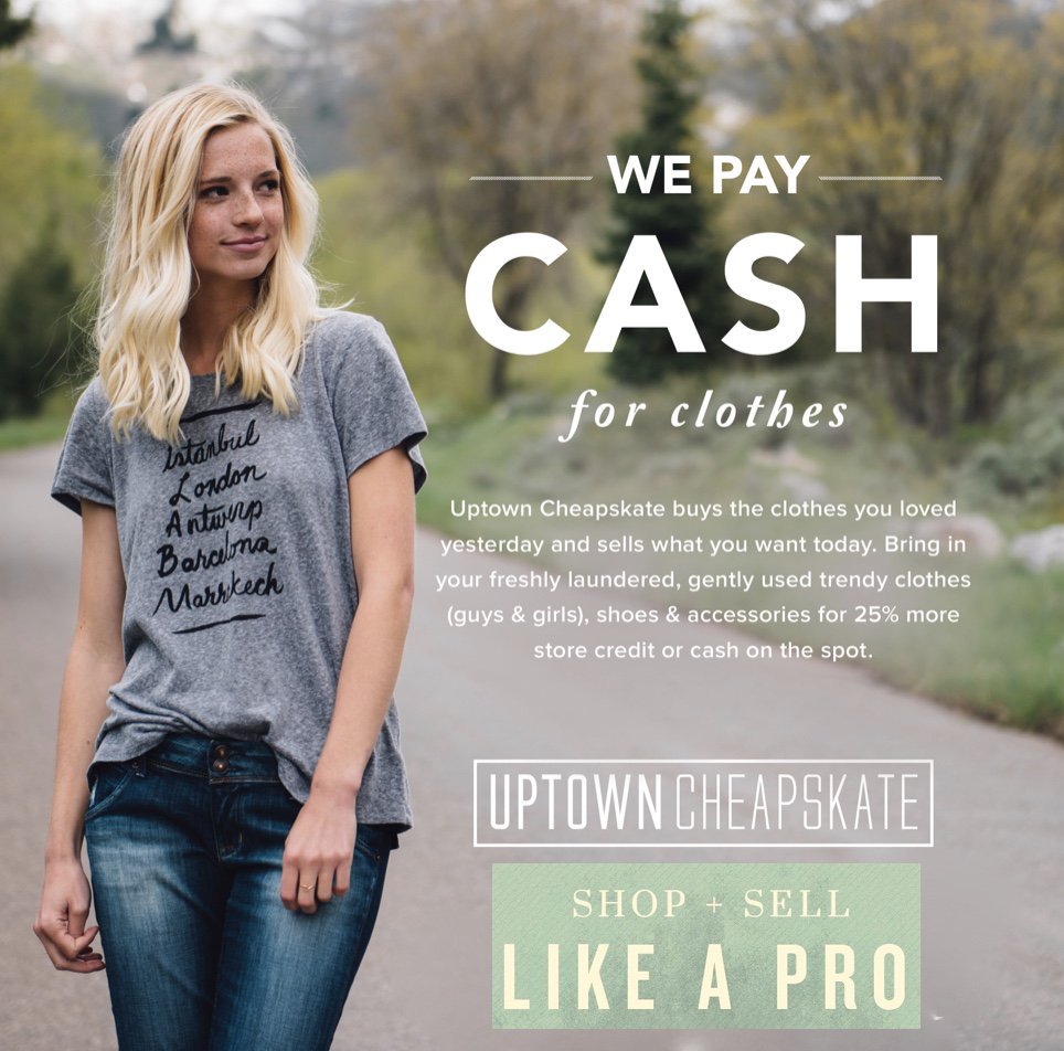UptownAustin's tweet photo. #Movingday coming soon? Lighten your load for by selling your trendy & #vintage clothes in May at our #SanMarcos location for #cash or 40% more in store credit! Guys & girls jeans, shorts, tops, dresses, handbags, accessories & more. #Recycle #buylocal #SpringClean #SpringClean18 https://t.co/oeqrTTMjJX