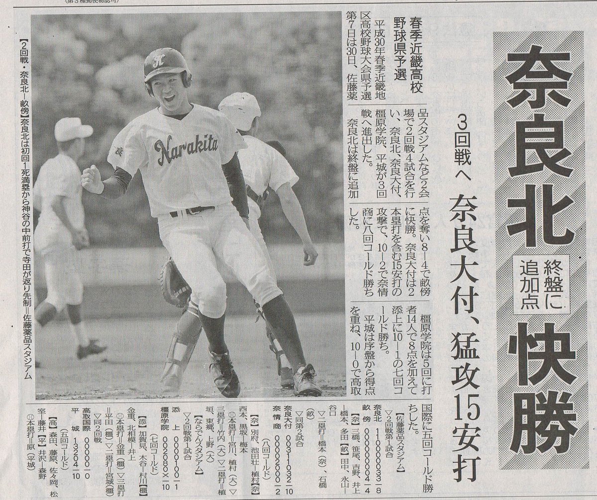 奈良県高校野球 Ndyr05 Twitter