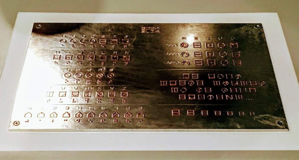theELIAidea's tweet photo. #ELIAFrames is featured in the Cooper Hewitt #designbeyondvision exhibit w/a steel plate that shows the entire ELIA alphabet, numbers 0-9, different font sizes &amp; design changes of letters A-D. Replicas of this stunning plate are offered exclusively thru our #Kickstarter rewards! https://t.co/dATwKTIeqS