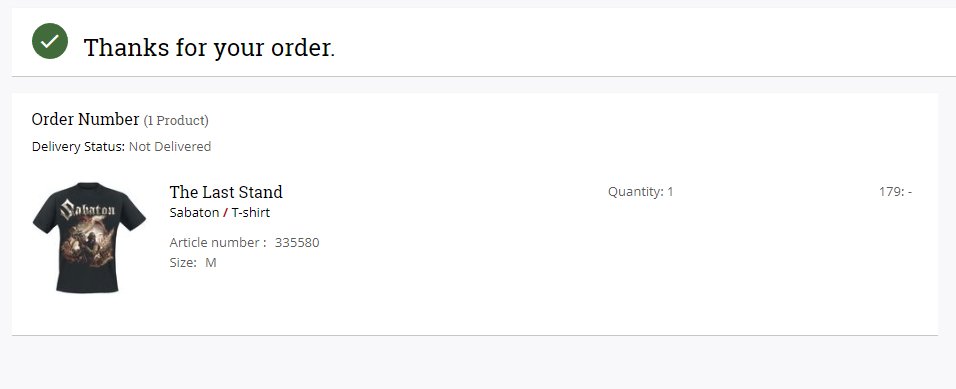 MisterAzizo's tweet photo. Ordered my first ever @sabaton merch! And there's going to be many more to come! 🤘🤘🤘Tack så jättemycket @EMPSverige https://t.co/Mz1wDNuJme