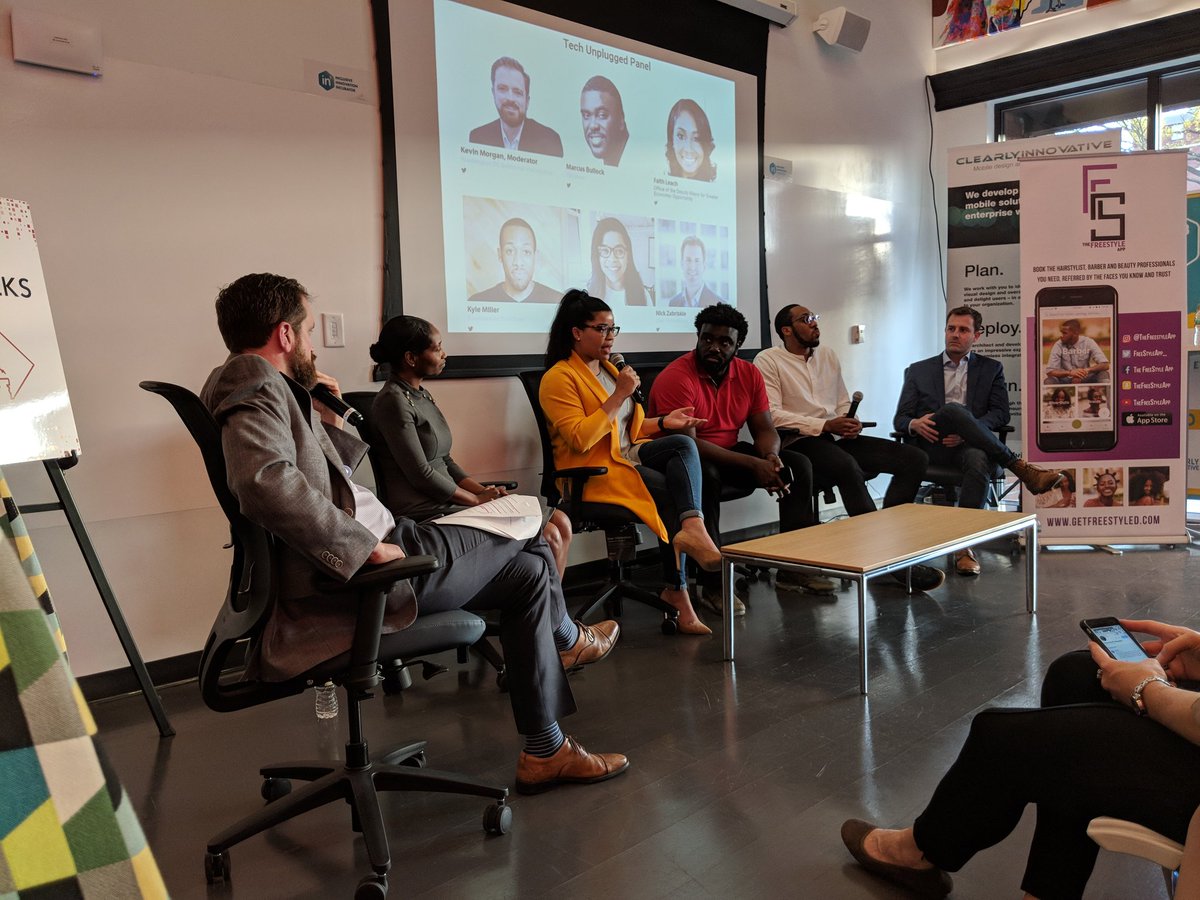 CRSnowden52's tweet image. Got and idea for an app?  Well, these brilliant minds are walking you through how to get it done!  Coding,  funding, training, and more. #TechUnpluggedDC