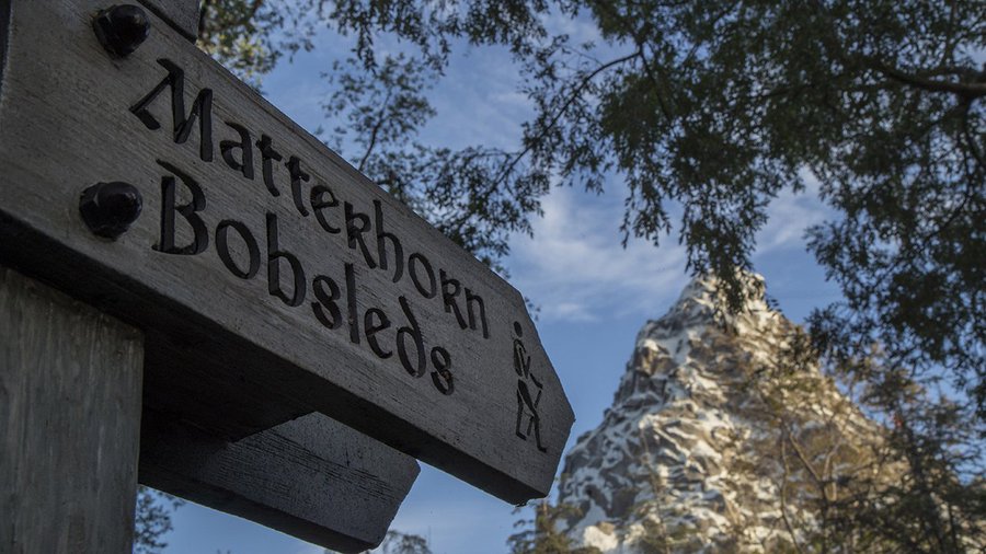 Matterhorn Bobsleds Signage