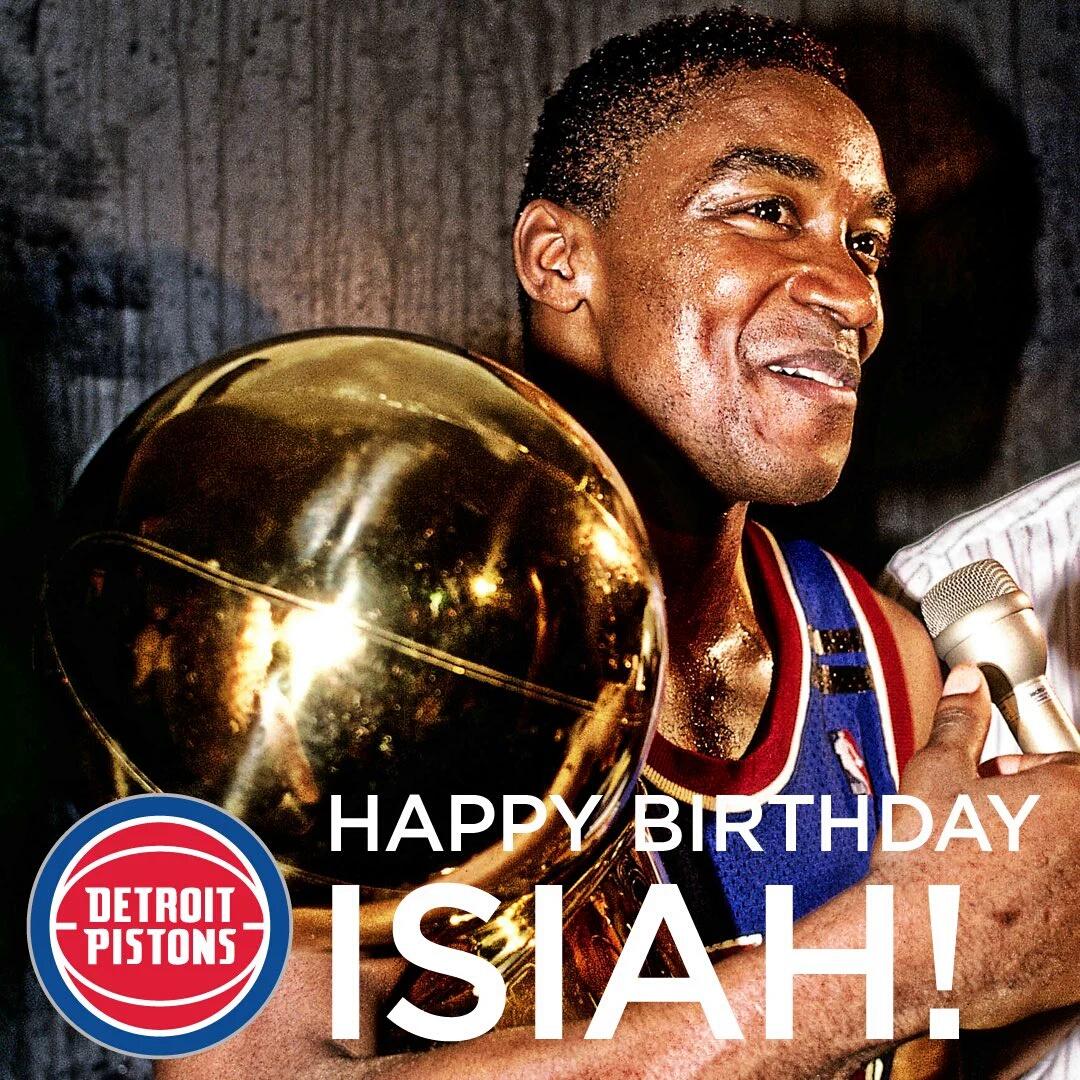 Happy Birthday, the GREAT ISIAH THOMAS. 