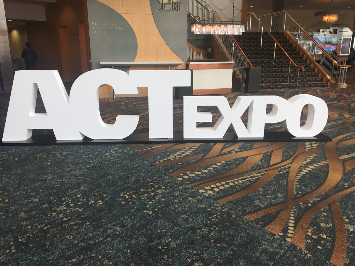 ACTExpo's tweet image. RT if you’re at #actexpo this week!!