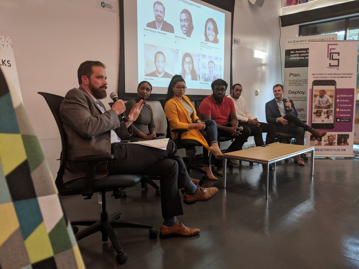 CRSnowden52's tweet image. Perfect way to end DMGEO month talking about how to use tech to expand economic opportunity and prosperity! #TechTalks #TechUnpluggedDC #DMGEOTurns3