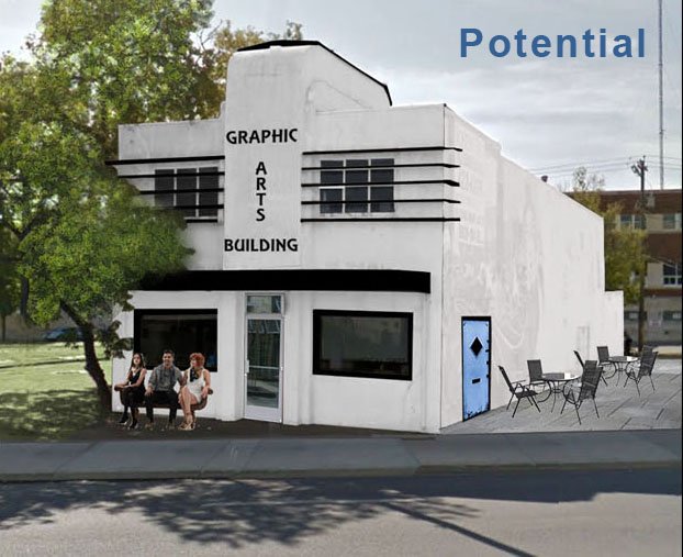 ChrisEdwardsYYC's tweet image. #MondayMakeover Graphic Arts building, #yeg 1938 #history #heritage