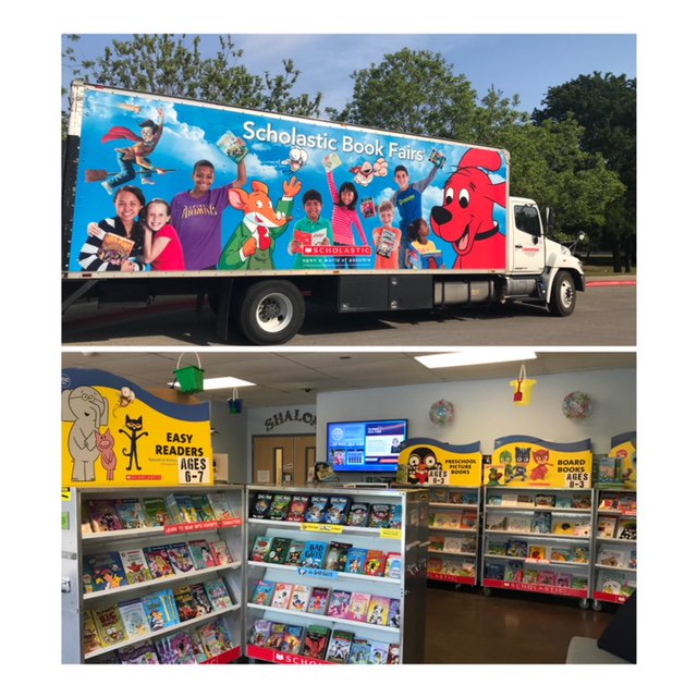shalomaustin's tweet photo. All are welcome! The JCC Early Childhood Program (ECP) has beautifully transformed their lobby for their “Back To Summer” Book Fair this week! Open all week from 7 a.m. to 6 p.m. We can't wait to see you! #JCCAustin #JCCAustinECP #earlychildhoodprogram #scholasticbookfair https://t.co/8lgkmJr4y1