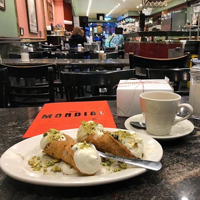 architectus_'s tweet photo. Fresh cannoli, a little coffee, and a good read. Eating solo couldn’t be done better. #two4heretwo2go
.
.
#nyc https://t.co/4dDO6k5E0Z
