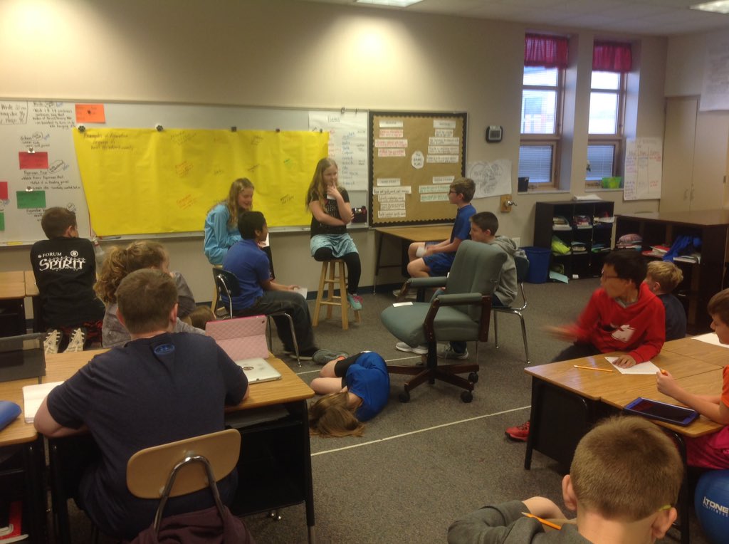 udgibson's tweet photo. Ss personified genres and created skits with plots to show meanings!  They think in ways that are so amazing! https://t.co/jjlUlgWnj9