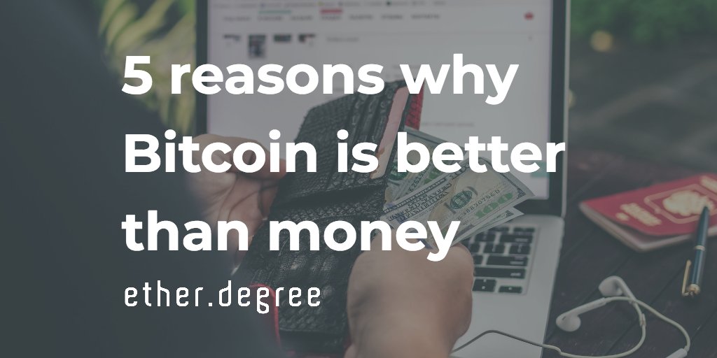 etherdegree's tweet image. 5 reasons why Bitcoin is better than money #bitcoin
ether.degree/bitcoin-over-m…