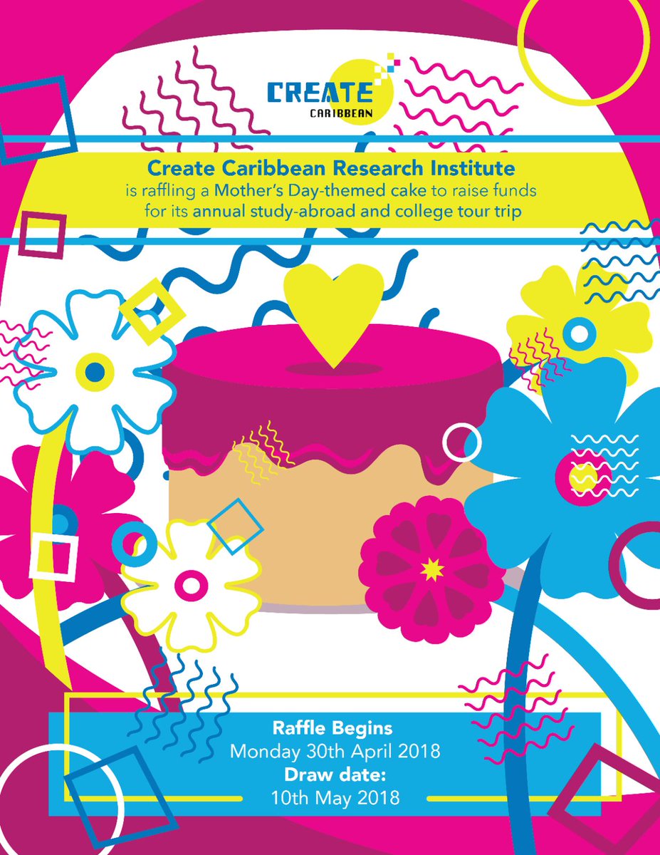 breidy_cristal's tweet image. Mother&apos;s day raffle. $2 a chance. Get your mother a beautiful cake ☺☺☺ #teamCreate #CreateCaribbean @CreateCaribbean