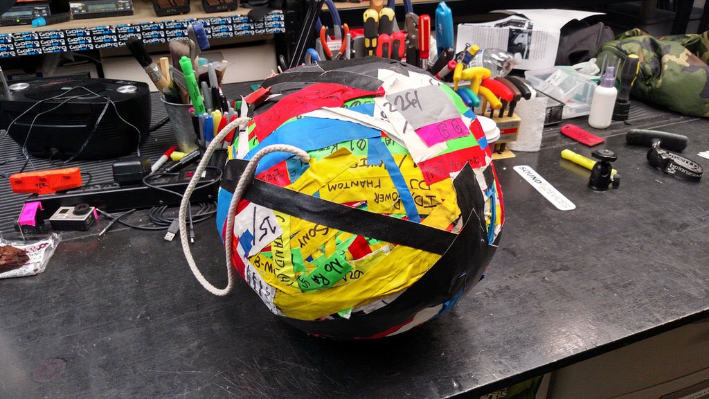 StageSpot's tweet photo. Who can top this 34.6lb gaff ball?! We're thinking of starting one of our own for quick workouts in between filling orders at the warehouse ๐
@ProTapes
โข
โข
โข
โข
#gaffer #gafftape #stagehand #stagecraft #theatretech #theatre #tapeball #theatrelife #stagemanager #protape https://t.co/XI33nB6rYO