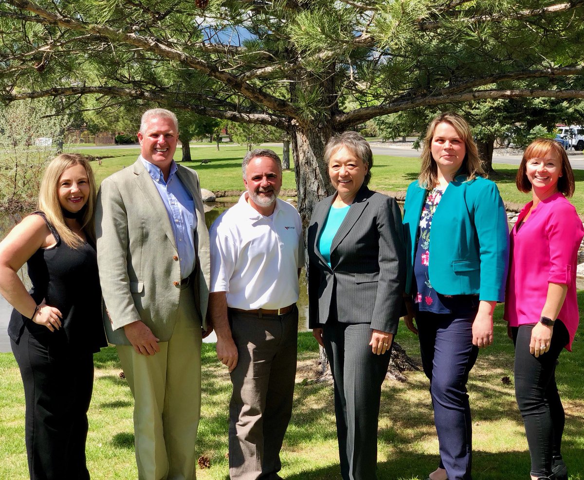 ChereeBoteler's tweet photo. We are thrilled to announce that our @NVEnergy Economic Development team is complete!  We are so excited to continue to work with our partners  to recruit businesses to #Nevada!  

More about what we do at  https://t.co/dHvah2rkyE.

#powerofgood #allNV #movetoNevada #buildNV https://t.co/KhWzayu7jw