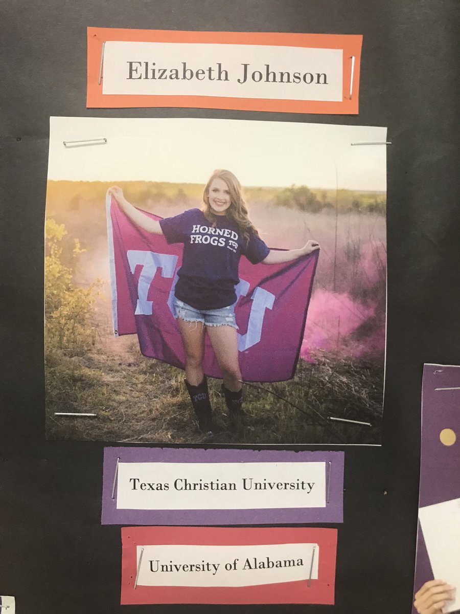 FarmersCCC's tweet photo. Big congrats to @elizabethhmj on her acceptance to @TCU #TCU #hornedfrogs #collegebound #seniors2018 https://t.co/Wz015F5iax