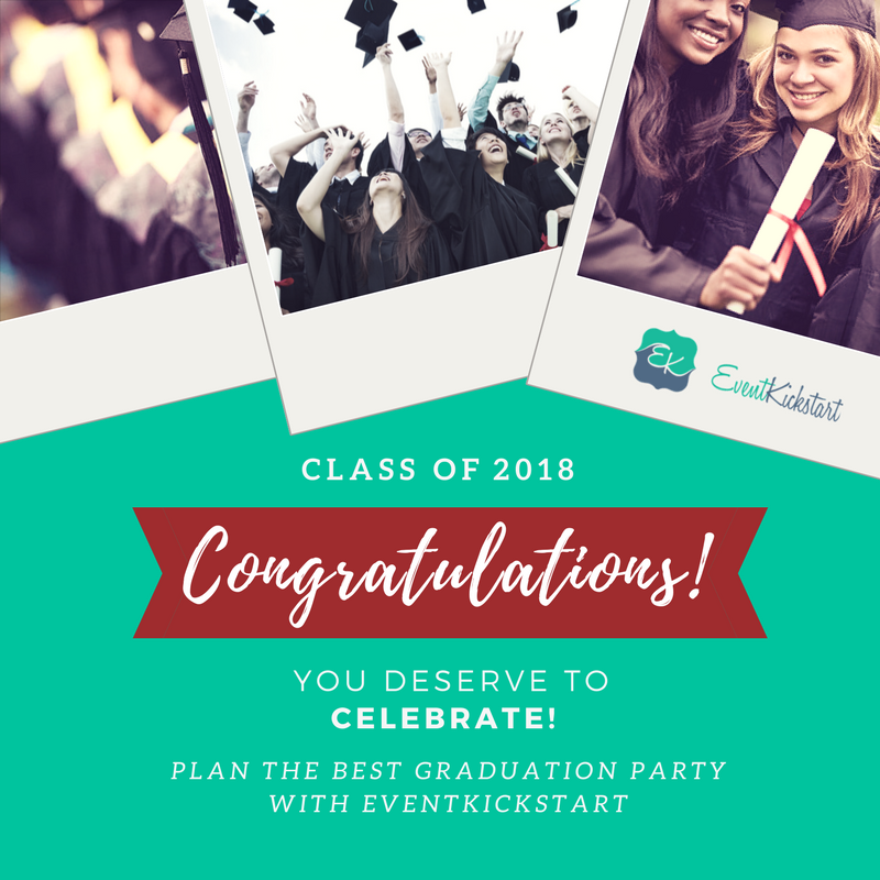 EventKickstart's tweet image. Whether you're graduating from high school or college, you've acheived a big accomplishment! Plan the perfect #graduation celebration with our pros: ow.ly/hWvQ50hbiBL