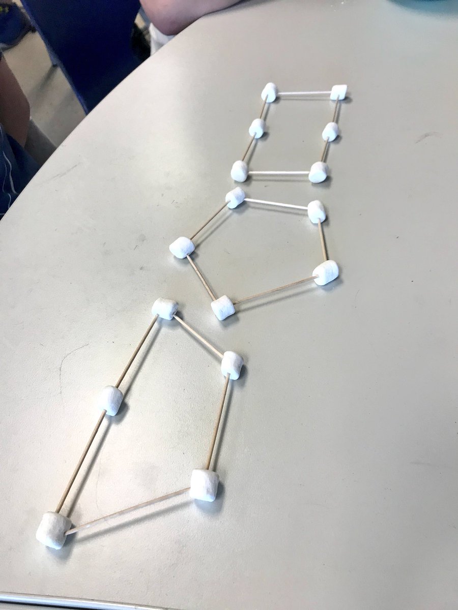 Working with some unusual (to our classroom!) materials to build polygons this afternoon! <a href="/BCPSMATH/">TEAMBCPS Math</a>