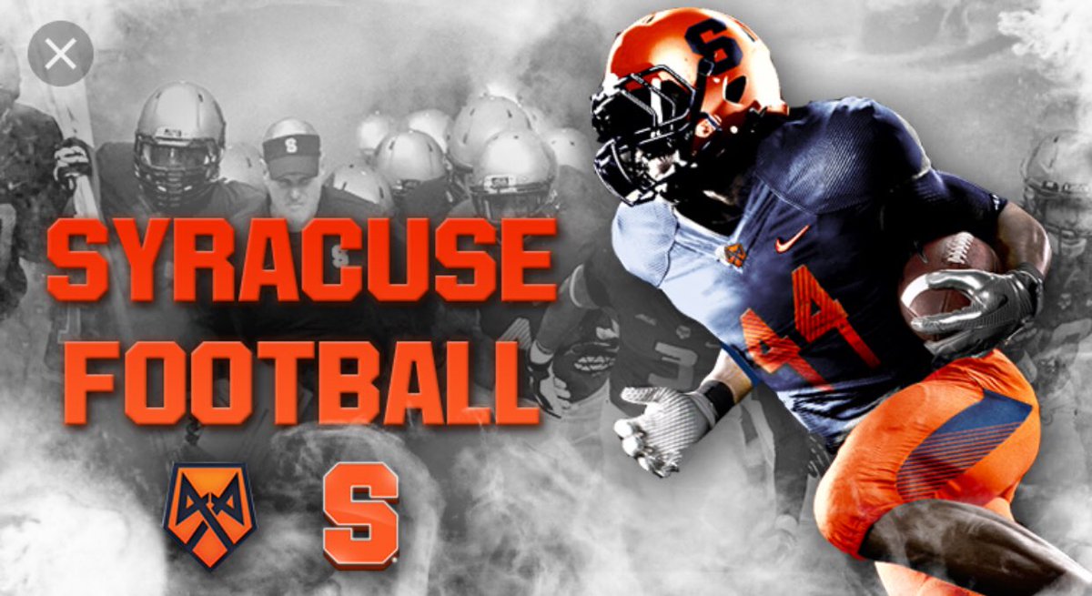 kpatts3's tweet photo. Grateful and thankful to receive my first offer to play D1 football at Syracuse University!! @SyracuseU @DaveBCuse https://t.co/jDJaurmGZS
