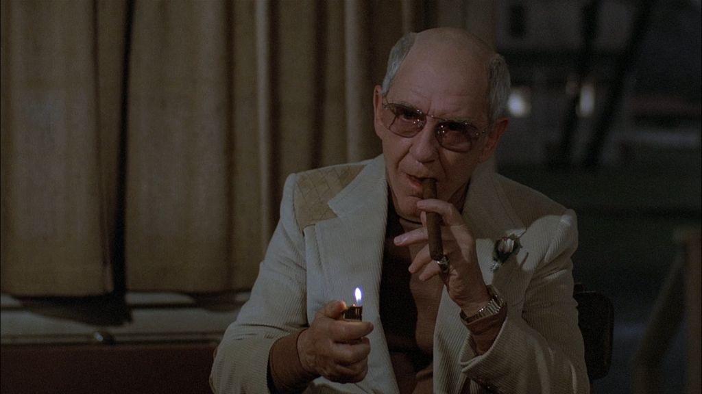 OneiricOmnestar's tweet photo. Ben Greene: What's the first rule of being an agent?   
Ben Greene's secretary: Never forget that an actor killed Lincoln 
#favelines from Magic 1978 Burgess Meredith as Ben Greene https://t.co/CcWHcmQMtV