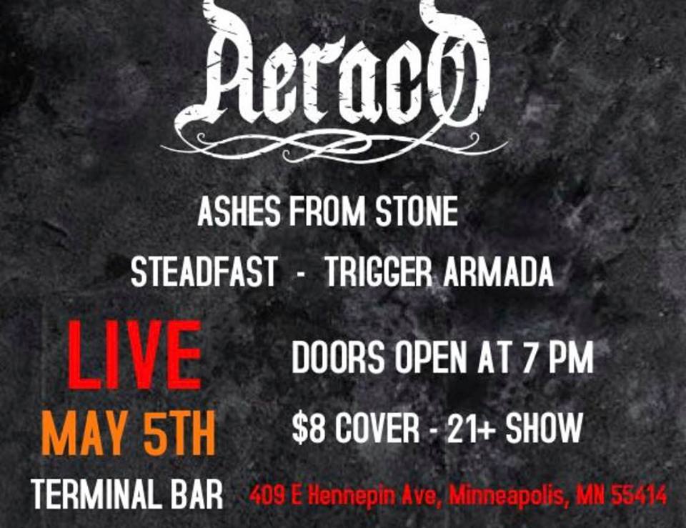AshesFromStone's tweet photo. Join us this Saturday night at the Terminal Bar. Doors open at 7PM, $8 Cash Only Cover Charge https://t.co/QnOjJy6pCb