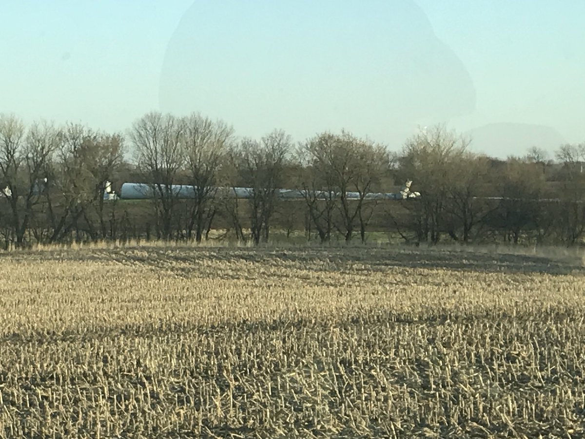 These wind turbines, paid for by the taxpayers, were the first of their kind in IL. They are now being torn down. What a waste they were...