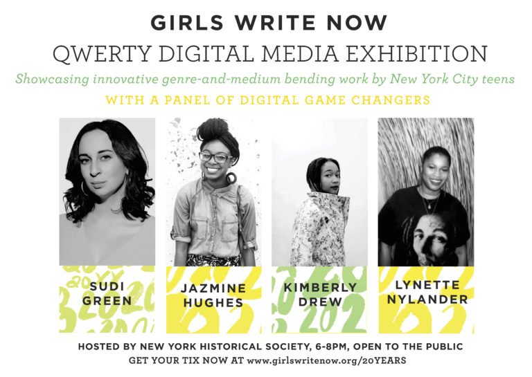 NadiaDeLane's tweet photo. @girlswritenow QWERTY 2018 #girlpower in full effect on June 1st @NYHistory  ! Genre-bending, digital media, visual storytelling goodness tickets: https://t.co/nT9IeyJgXY https://t.co/2NZIgQux3v